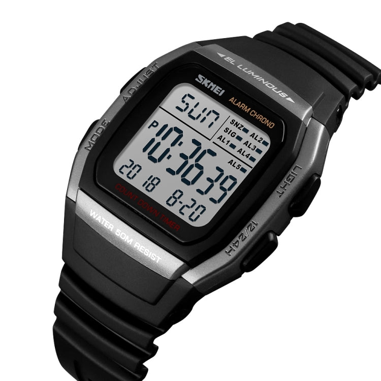 skmei-1278-fashionable-outdoor-50m-waterproof-digital-watch-student-sports-wrist-watch-support-5-group-alarm-clocks-titanium