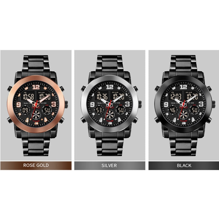 skmei-1642-three-time-display-luminous-electronic-watch-support-alarm-clocksilver