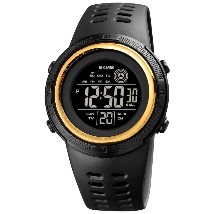 skmei-1773-triplicate-round-led-dual-time-digital-display-colorful-backlight-electronic-watchgold-black