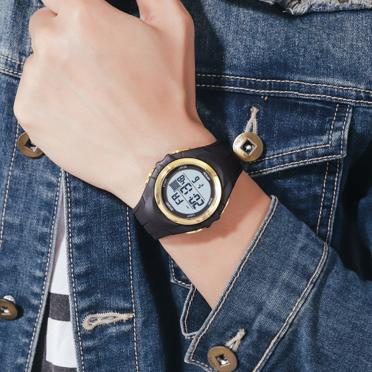 skmei-1790-triplicate-round-led-dual-time-digital-display-luminous-electronic-watch-for-mengold-white
