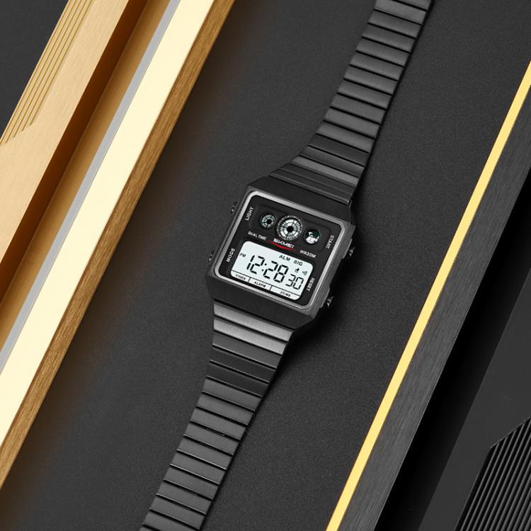 skmei-2450-men-business-multifunctional-watch-casual-waterproof-square-electronic-watchsilver