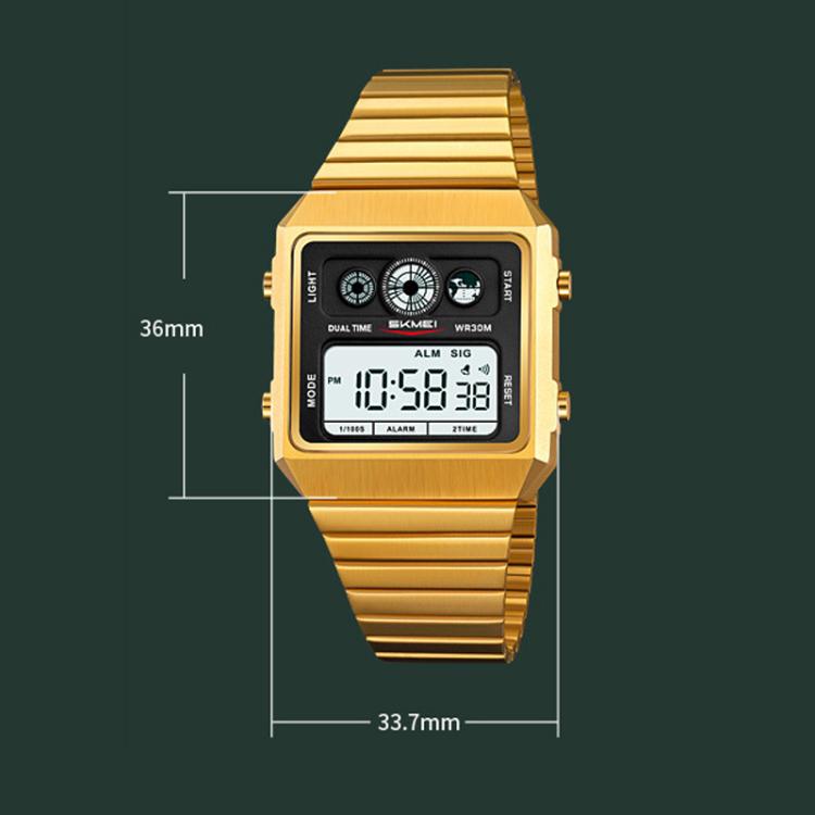 skmei-2450-men-business-multifunctional-watch-casual-waterproof-square-electronic-watchsilver