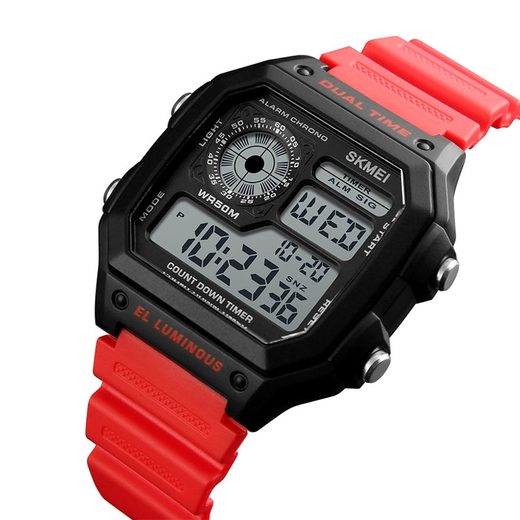 skmei-1299-multifunctional-outdoor-sports-noctilucent-waterproof-digital-display-wrist-watch-red