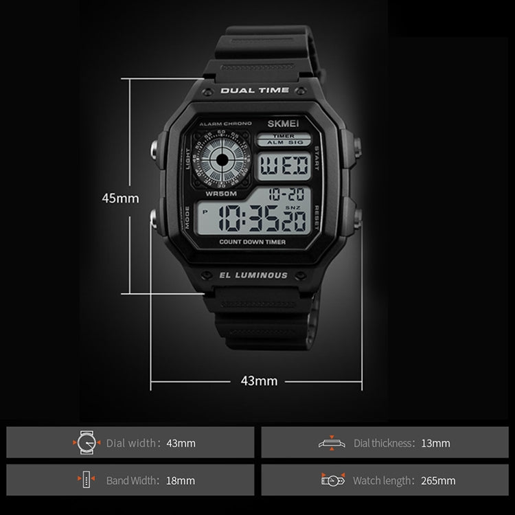 skmei-1299-multifunctional-outdoor-sports-noctilucent-waterproof-digital-display-wrist-watch-red