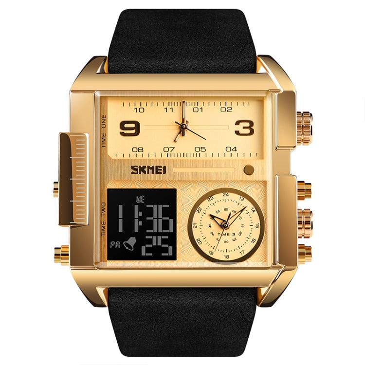 skmei-1391-multifunctional-men-business-digital-watch-30m-waterproof-square-dial-wrist-watch-with-leather-watchbandgold-black