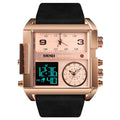skmei-1391-multifunctional-men-business-digital-watch-30m-waterproof-square-dial-wrist-watch-with-leather-watchbandrose-gold