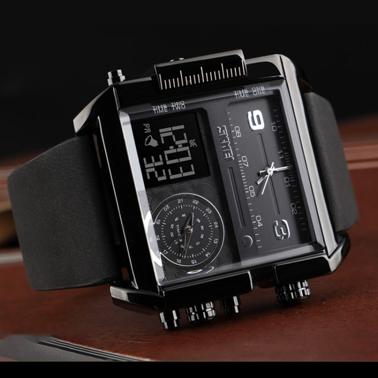 skmei-1391-multifunctional-men-business-digital-watch-30m-waterproof-square-dial-wrist-watch-with-leather-watchbandrose-gold